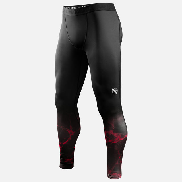 Pantaloncini a compressione Hayabusa x UFC BJJ – Nero/Rosso
