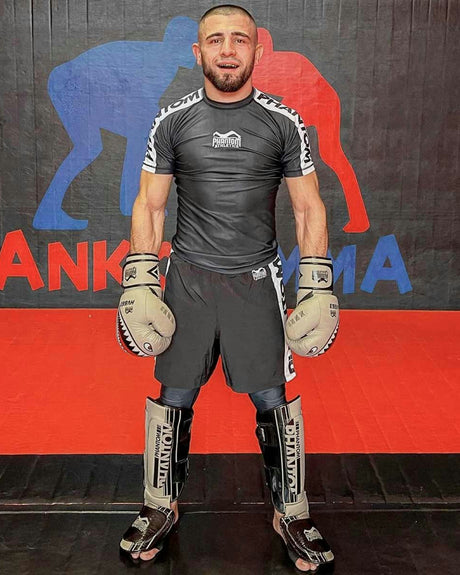 Rashguard Phantom Athletics EVO Apex Manga Curta – Preto