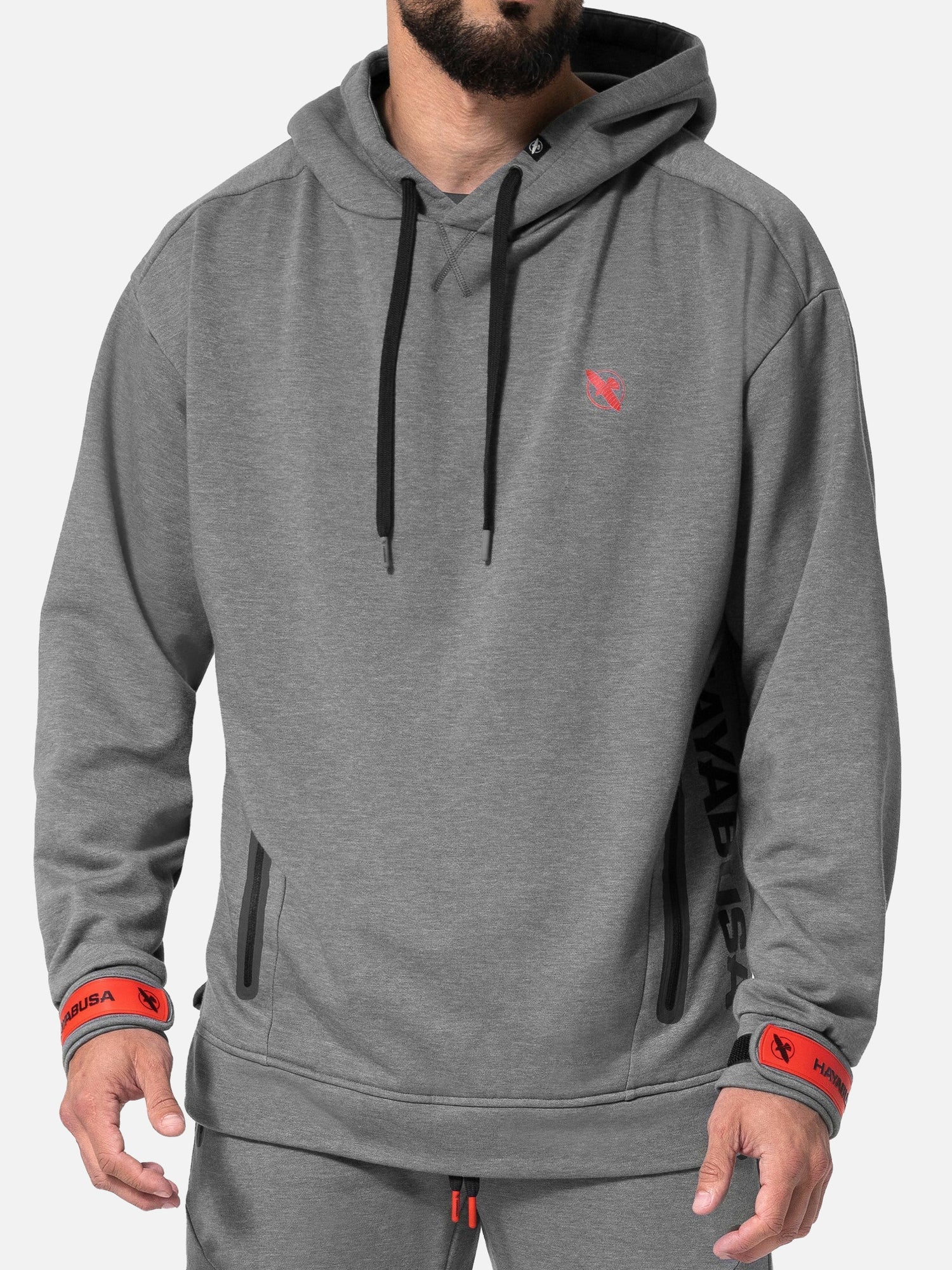 Hayabusa Hoodie Pullover – Tmavě šedá