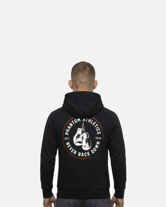 Phantom Athletics Hoodie Never Back Down – Černá