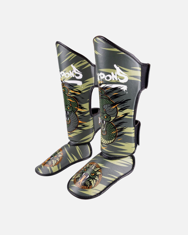 Espinilleras 8 WEAPONS Beastial Viper – Caqui
