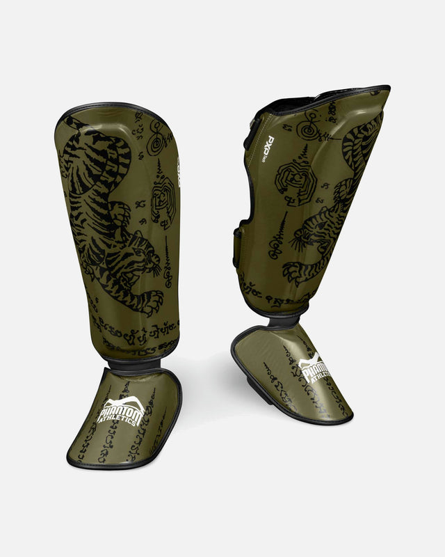 Phantom Athletics Schienbeinschoner Muay Thai – Armygrün