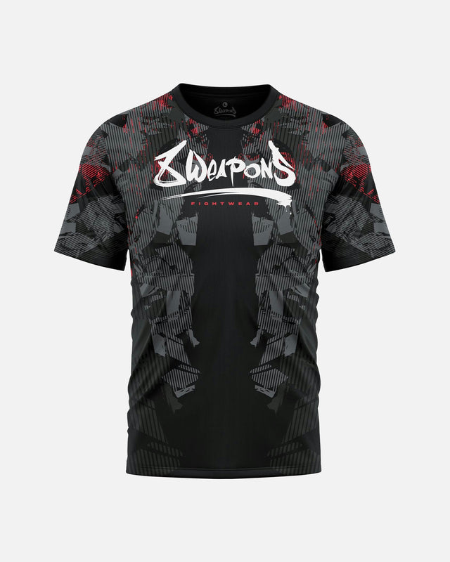 8 WEAPONS T-Shirt Hit 2.0 - Sort/Rød