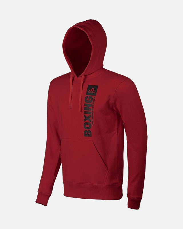 Adidas Hoodie Community Vertical Boxing - Rød/Sort