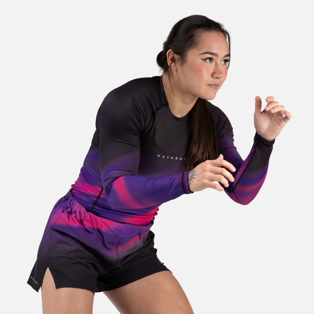 Pantaloncini MMA Hayabusa Apex Nova Lightweight – Donna – Viola