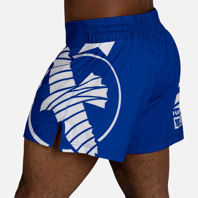 Shorts de Muay Thai Hayabusa Icon – Bleu/Blanc