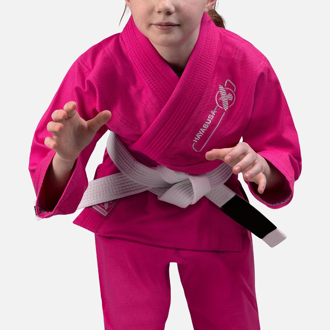 BJJ kimono Hayabusa Essential – Dětské – Růžové