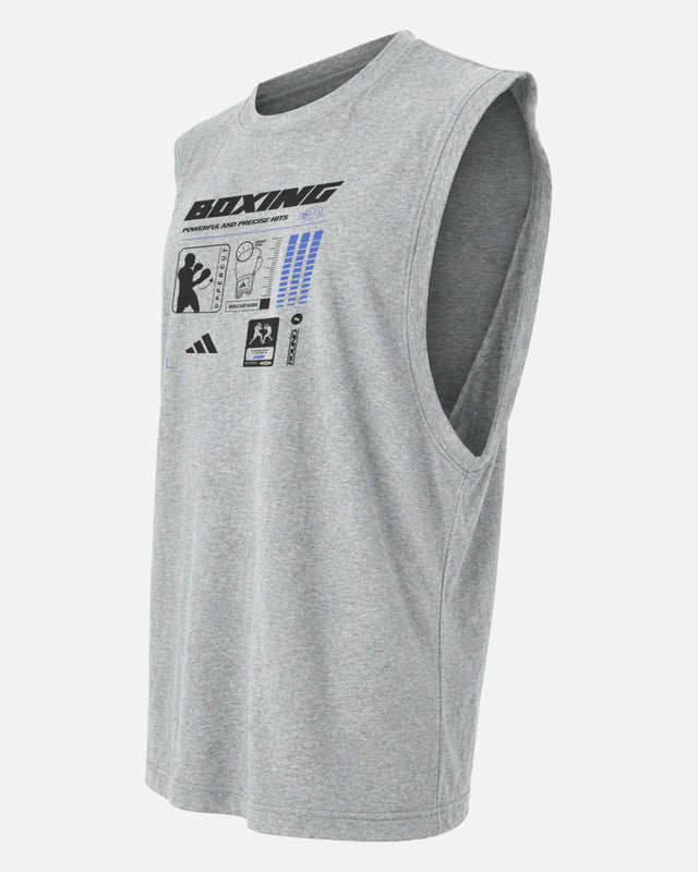 T-shirt Adidas Boxing Graphic Line SL – Cinzento