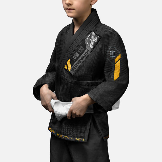 Hayabusa BJJ-gi Ascend Børn - Sort