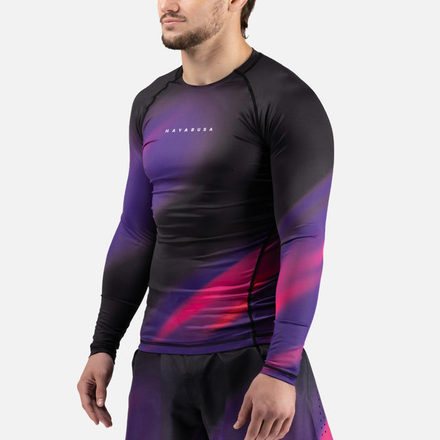 Rashguard Hayabusa Apex Nova cu mâneci lungi – Violet ultraviolet