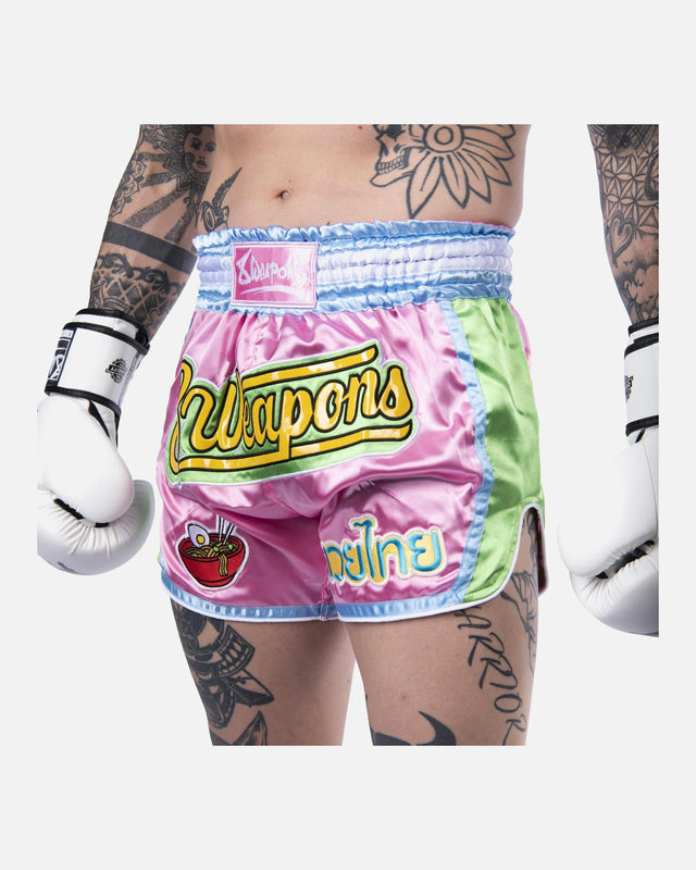 Pantalones de Muay Thai 8 WEAPONS Yummy – Rosa