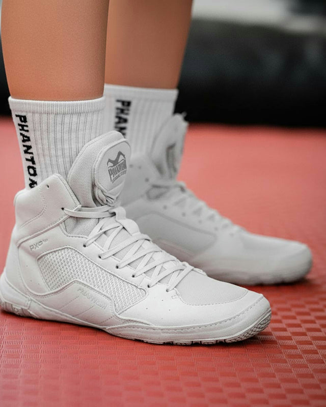 Phantom Athletics Buty zapaśnicze Tactic Dziecięce – Białe