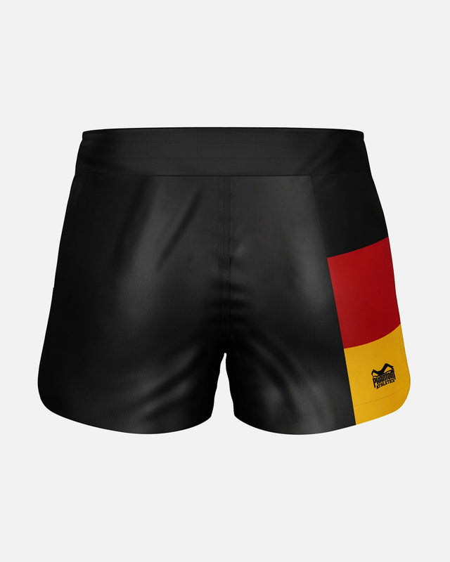 Phantom Athletics MMA-Shorts FUSION-R Germany – Schwarz/Rot/Gold