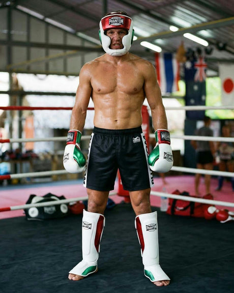 Phantom Athletics Scheenbeschermers Mexico - Wit/Groen/Rood