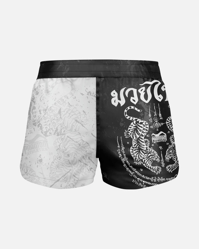 Phantom Athletics Muay Thai shorts Fusion - Sort/Hvid