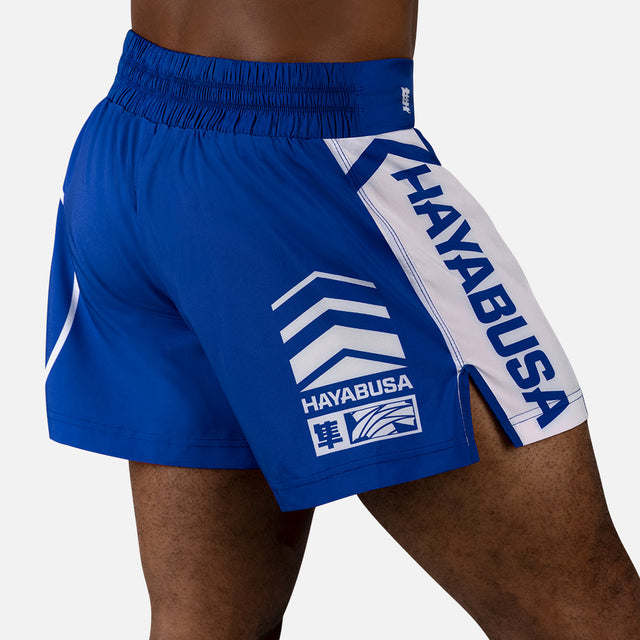 Shorts de Muay Thai Hayabusa Icon – Bleu/Blanc