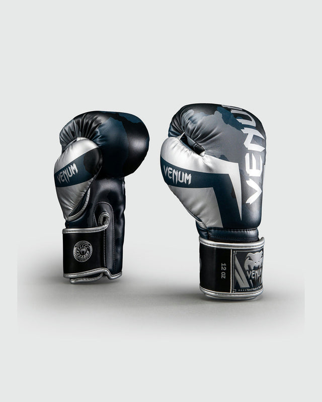 Guantoni da boxe Venum Elite Camo – Blu navy scuro/Blu