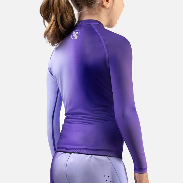 Hayabusa Rashguard Apex Nova Lange Ärmel Kinder – Lila