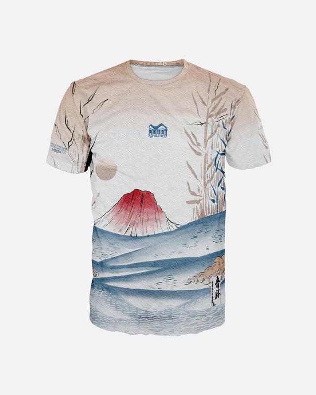 Phantom Athletics Trainingsshirt EVO Japan – Beige/Blau/Rot
