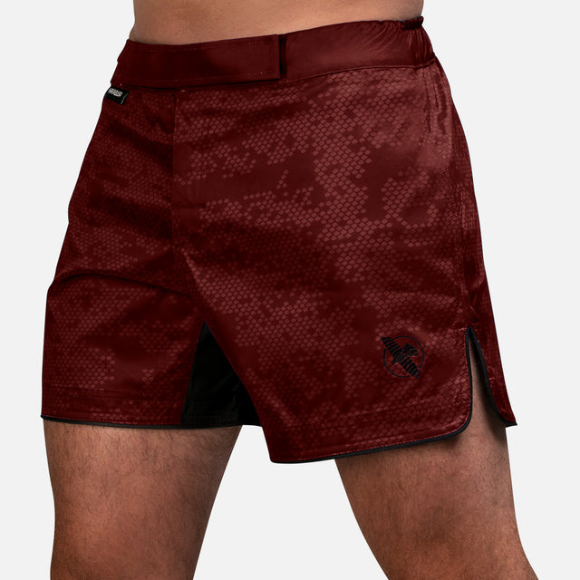 Hayabusa MMA-shorts Hex Mid-Thigh – Bordeaux