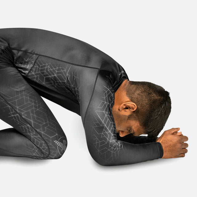 Rashguard Hayabusa Geo Mangas Compridas – Cinzento