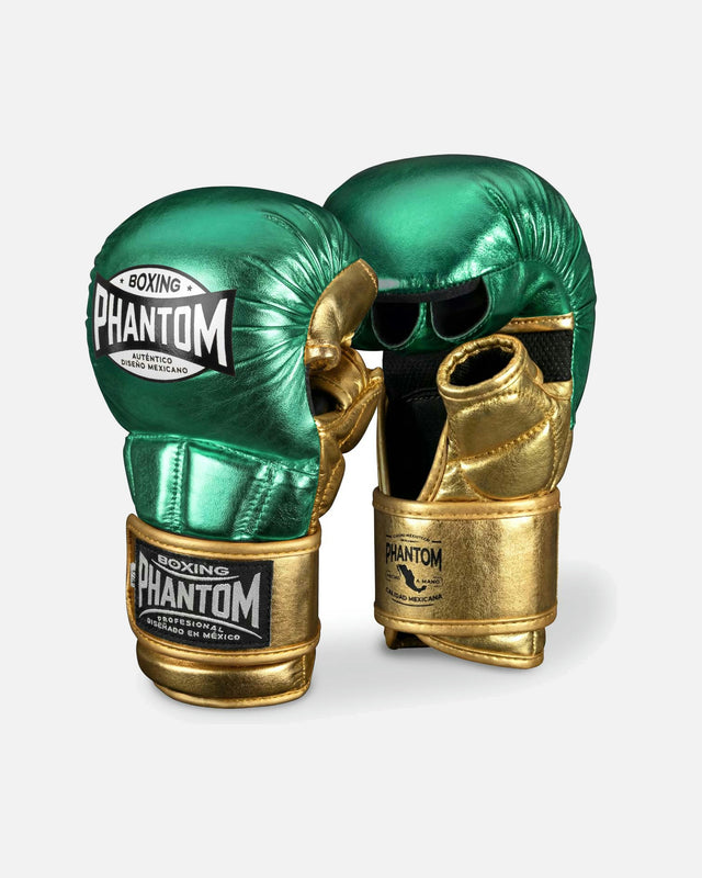 Phantom Athletics MMA Sparring Gloves Mexico – White/Green/Red