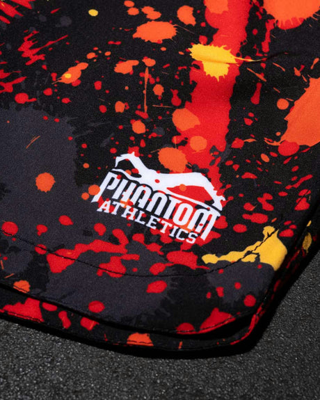 Phantom Athletics MMA-shorts Fusion Splatter – Rød