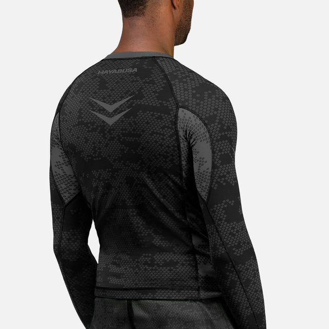 Rashguard Hayabusa Ranked Mangas Compridas – Preto