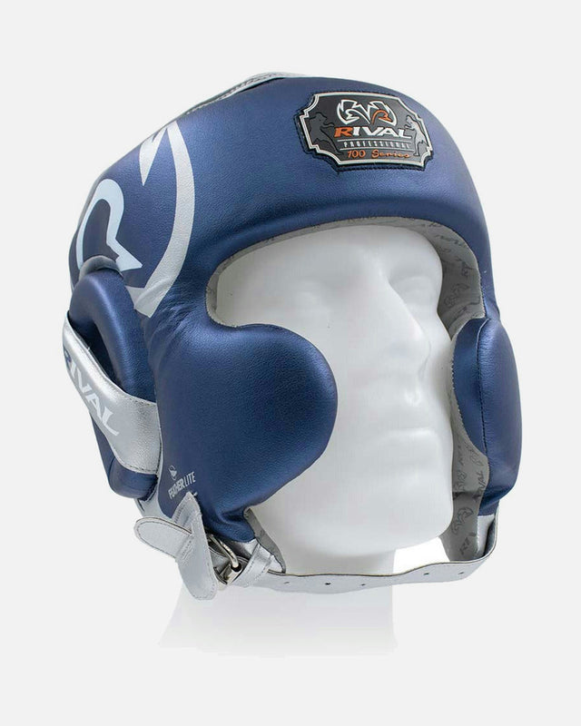 Kask bokserski Rival RHG100 Professional – Niebieski/Srebrny