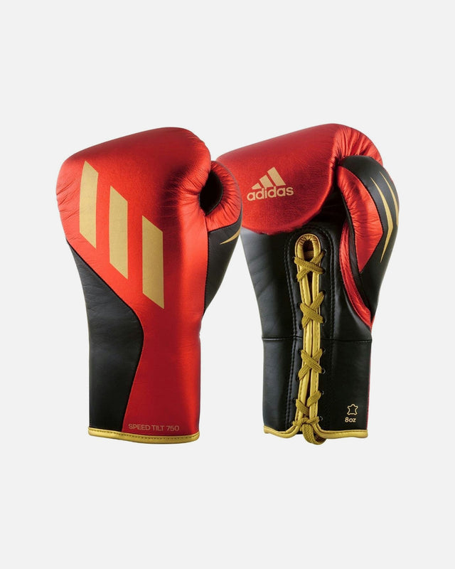 Guantoni da boxe Adidas Speed Tilt 750 – Rosso/Nero/Oro