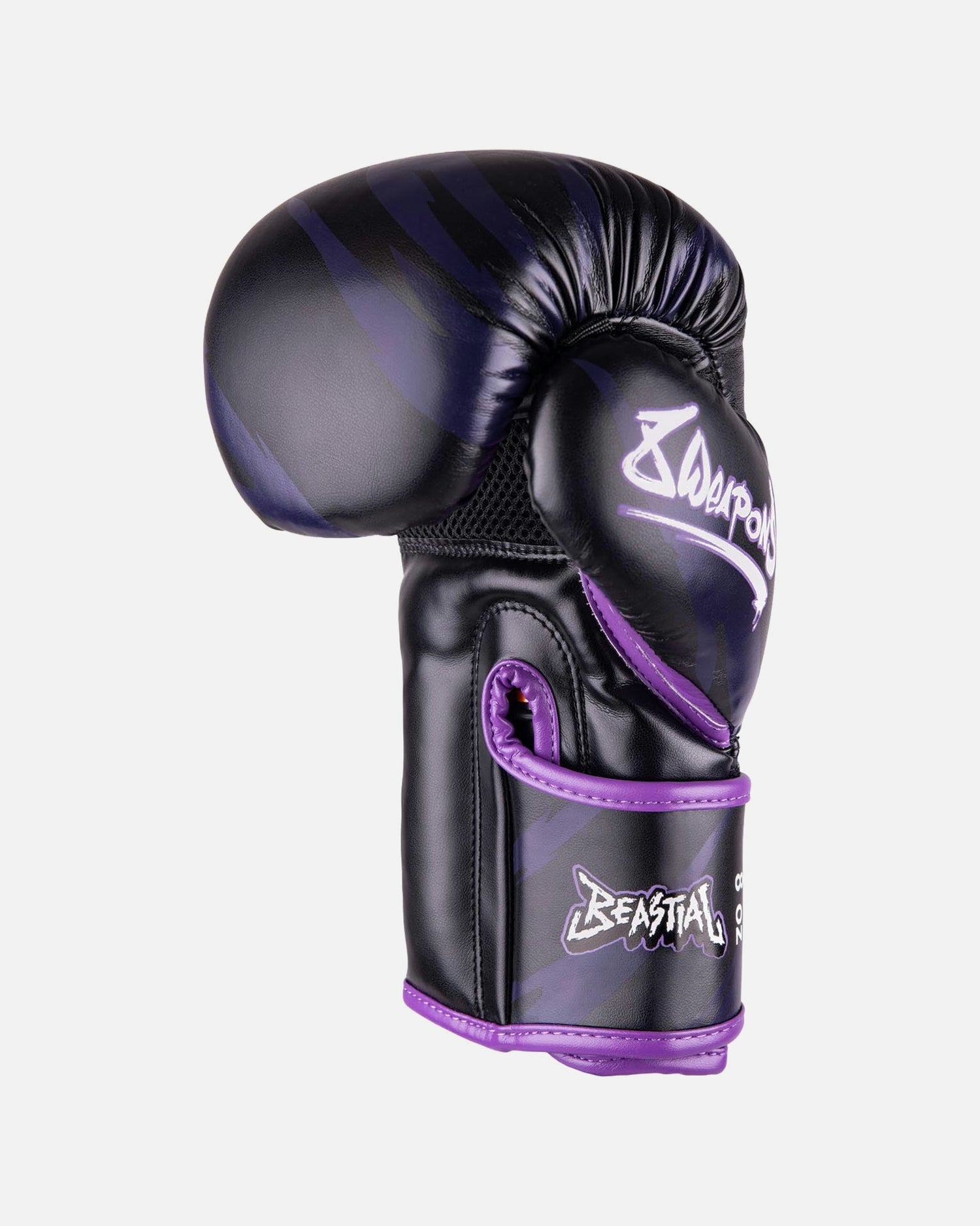 Mănuși de box 8 WEAPONS Beastial Panther Copii – Negru/Violet