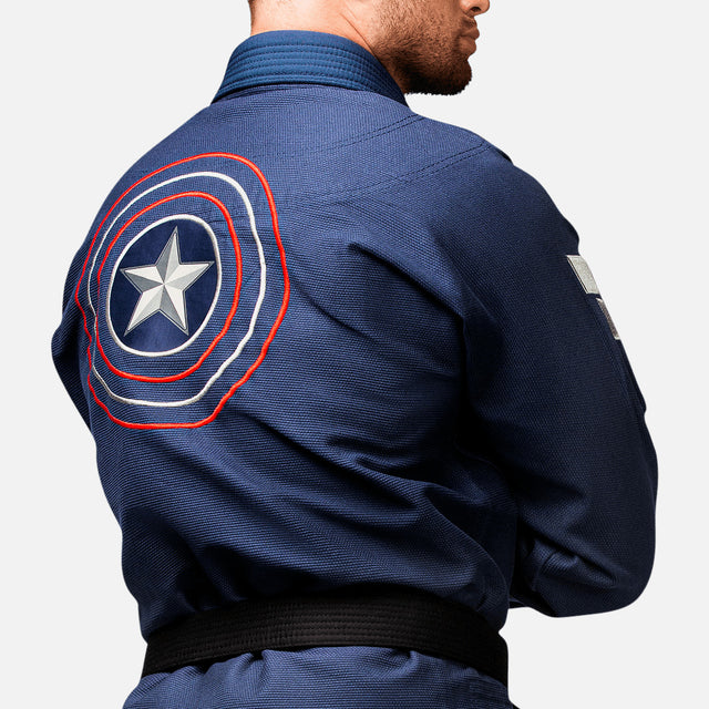 BJJ kimono Marvel Captain America – Modré