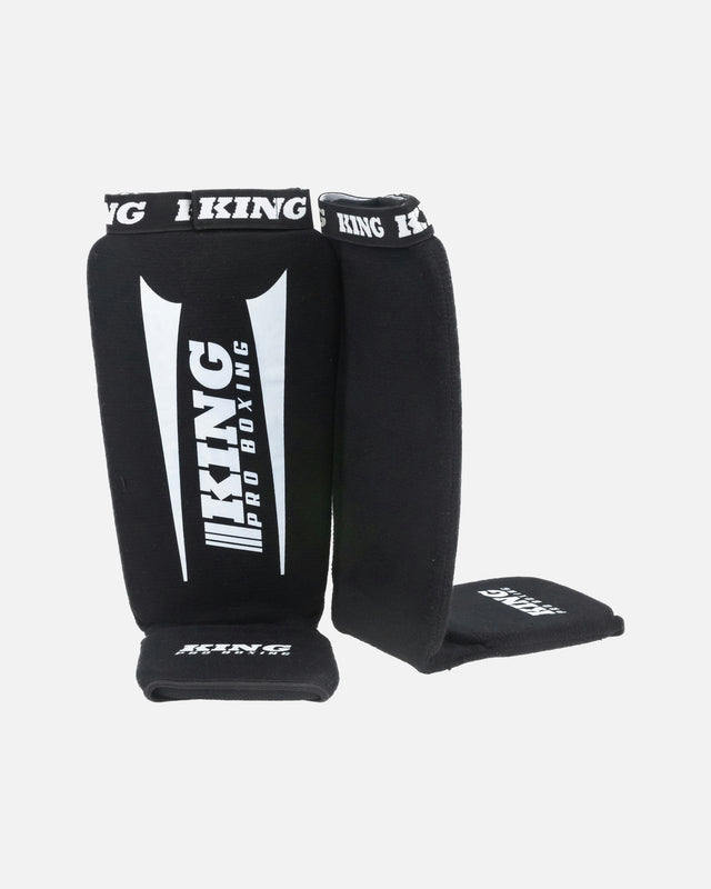 King Pro Boxing Skinnebensbeskyttere AMSG Pro - Sort