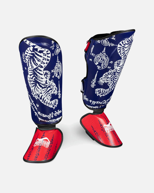 Caneleiras Phantom Athletics Muay Thai – Azul