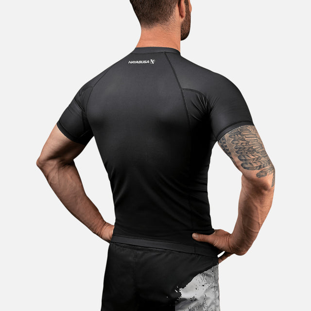 Rashguard Hayabusa x Marvel The Punisher Maniche Corte – Nero