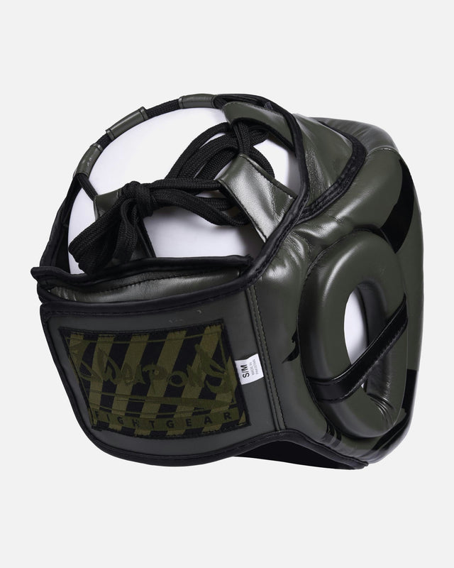 Casco da boxe 8 WEAPONS Unlimited – Oliva/Nero