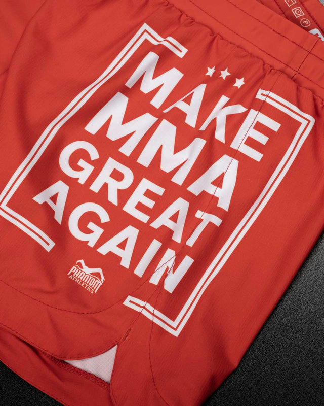 Phantom Athletics MMA-shorts Fusion-R Make MMA Great Again - Rød
