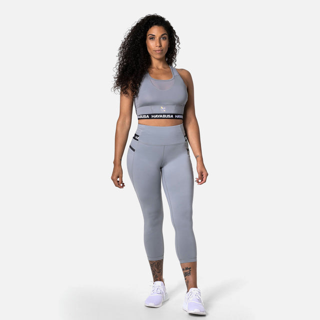 Leggings Hayabusa High Rise 3/4 da donna – Grigio