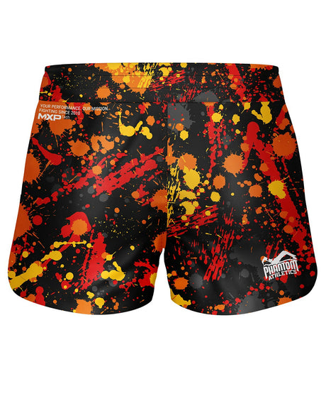 Phantom Athletics MMA-shorts Fusion Splatter – Rød