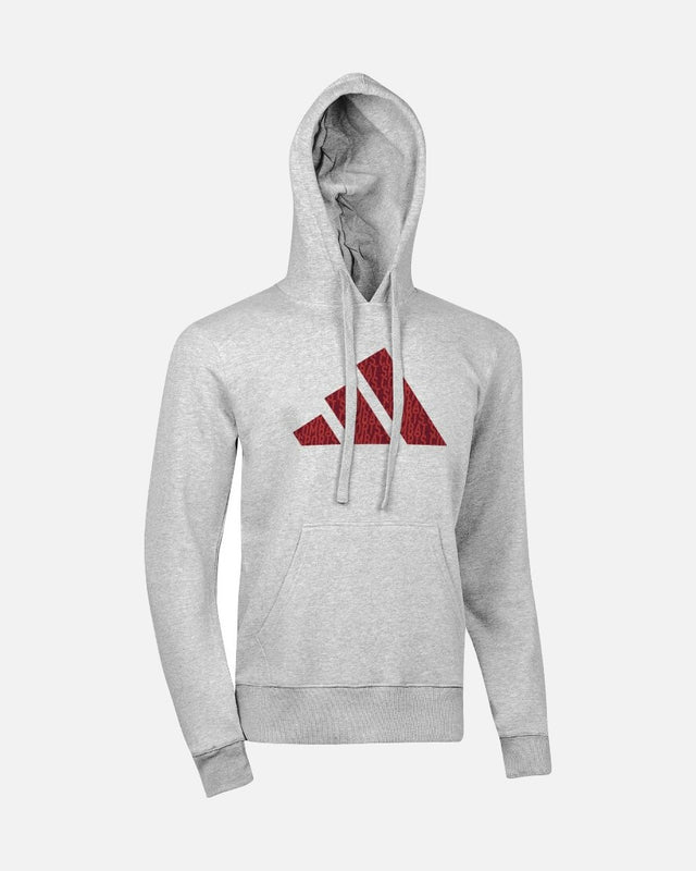 Adidas Hoodie Perfo Script Graphic - Gris