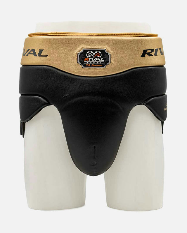 Rival Professional Groin Guard RNFL100 – Black/Gold