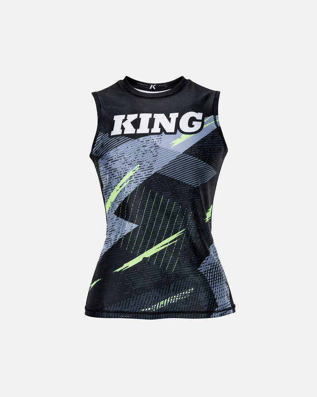 King Pro Boxing Rashguard Shadow 2 Damen – Schwarz