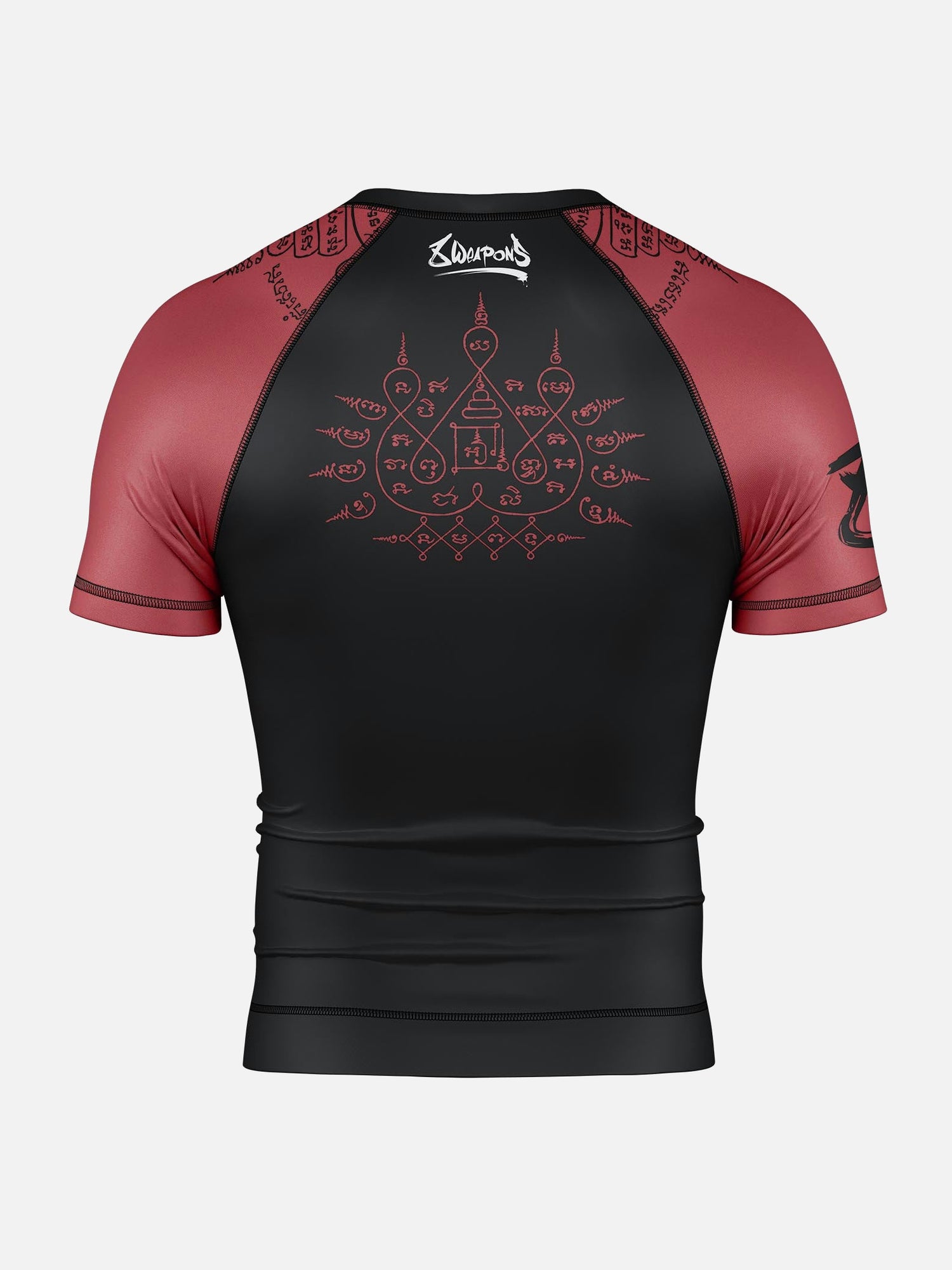 Rashguard 8 WEAPONS 8 Ways Yant 2.0 – Černá/Bordeaux
