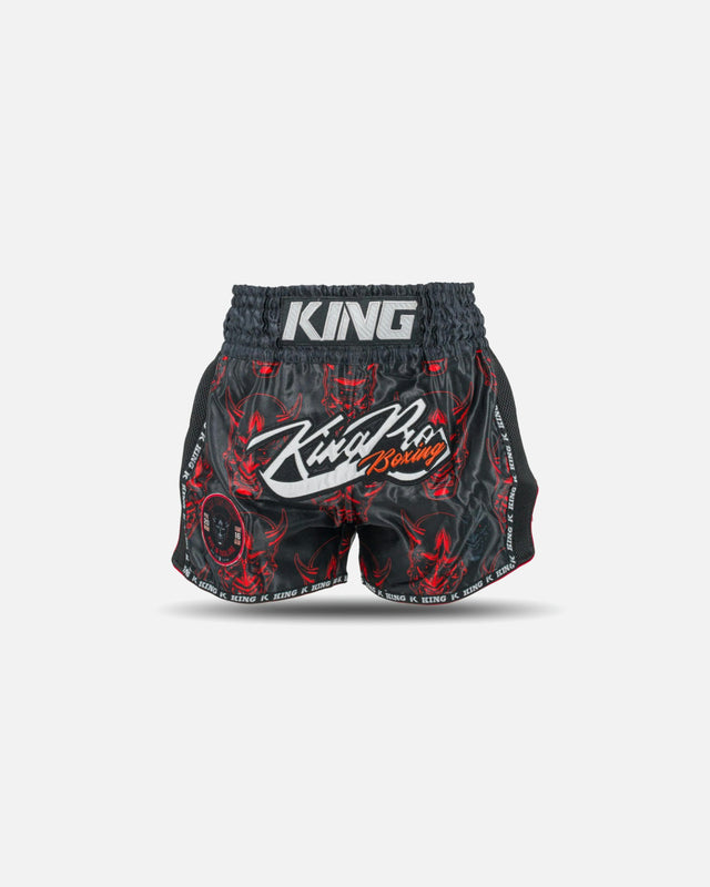 Pantaloncini Muay Thai King Pro Boxing Devil – Nero