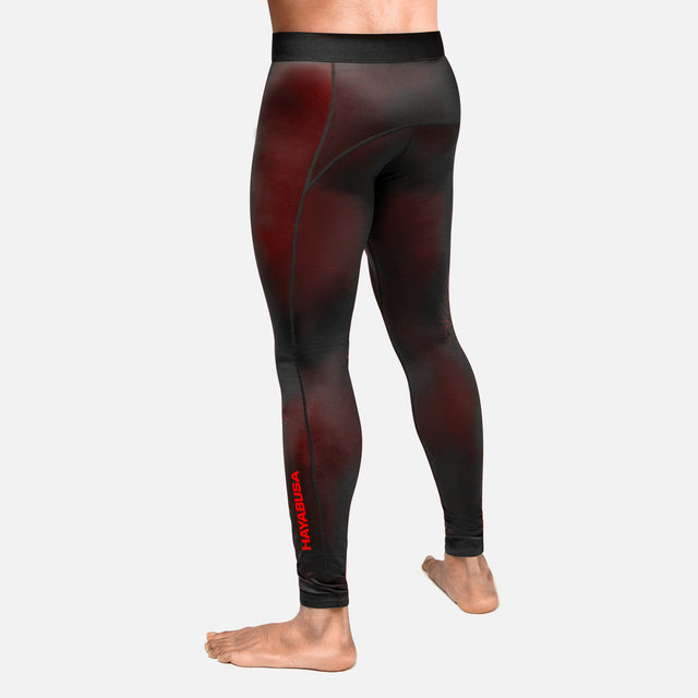 Pantaloncini a compressione Hayabusa Geo – Rosso