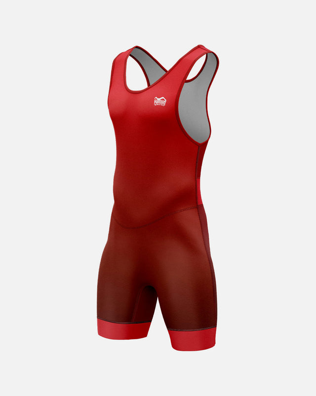 Singlet do zapasów Phantom Athletics Apex – Czerwony