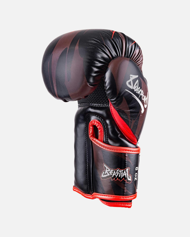 Mănuși de box 8 WEAPONS Beastial Wolf Copii – Negru/Roșu