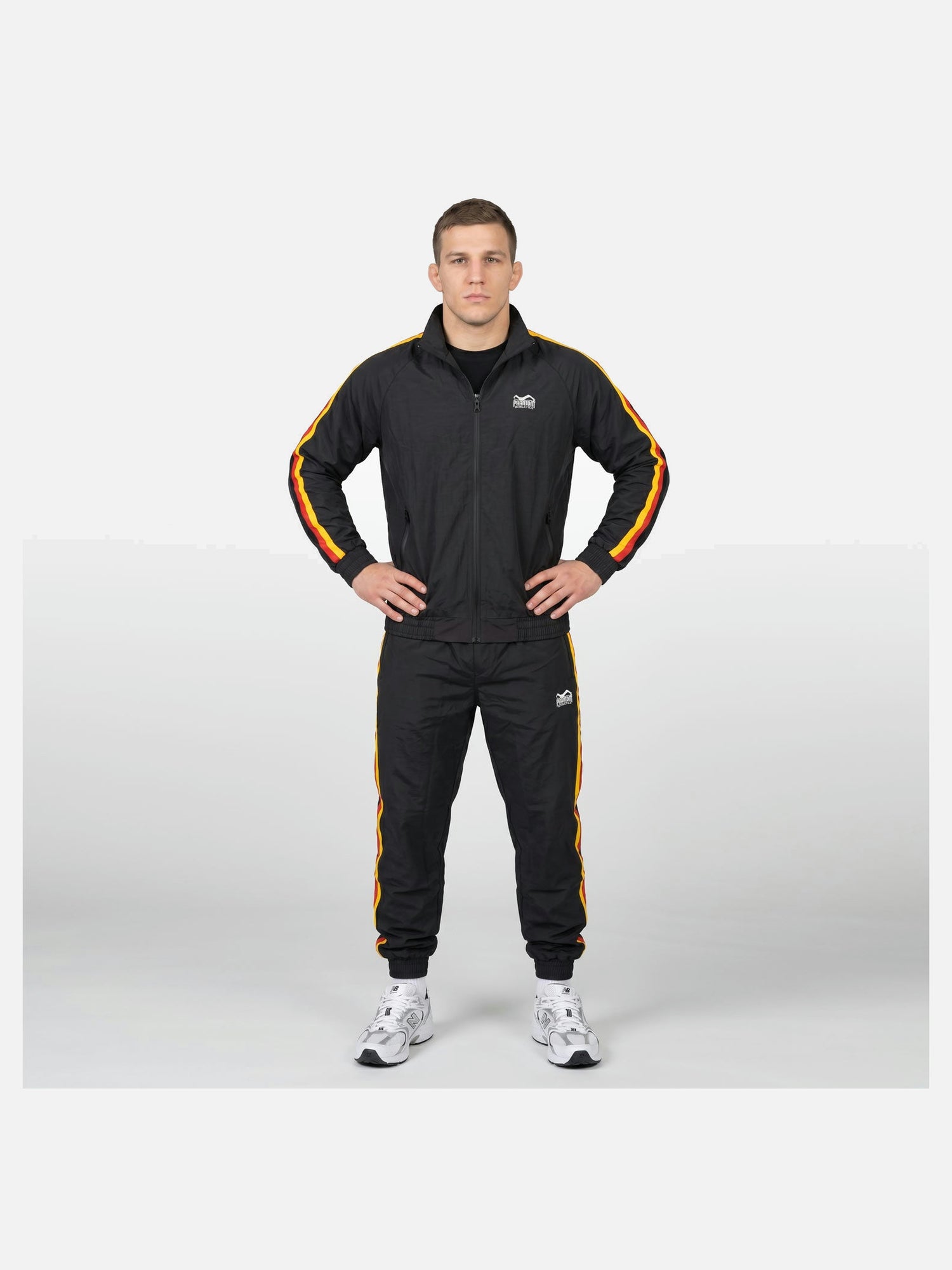 Pantaloni da allenamento Phantom Athletics DMC Team Germany – Nero/Rosso/Oro