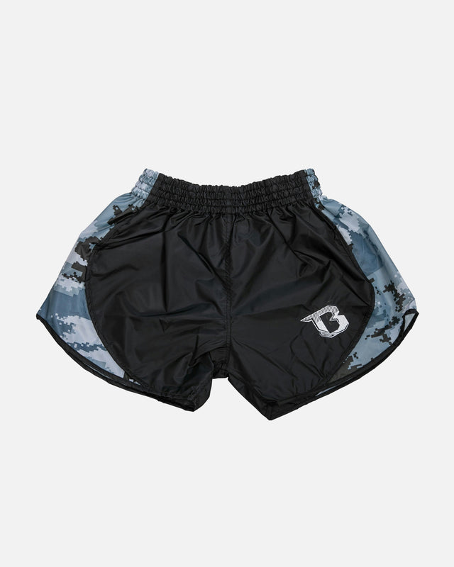 Pantalones de Muay Thai Booster Retro Hybrid – Gris