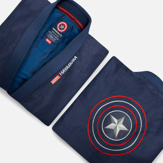 BJJ kimono Marvel Captain America – Modré